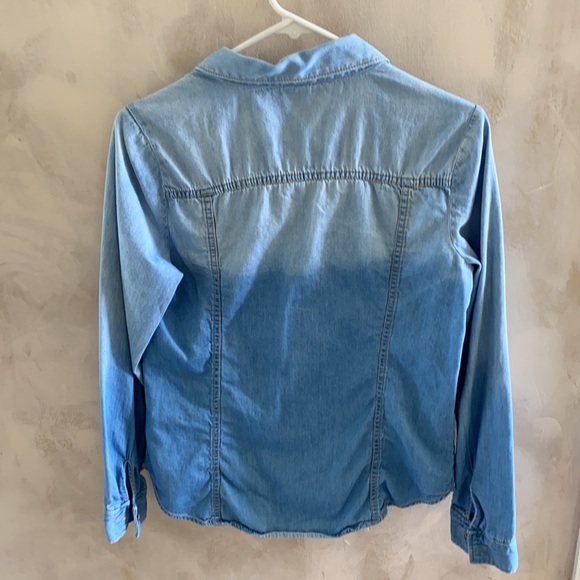 Lauren Conrad denim top - Picture 4 of 6